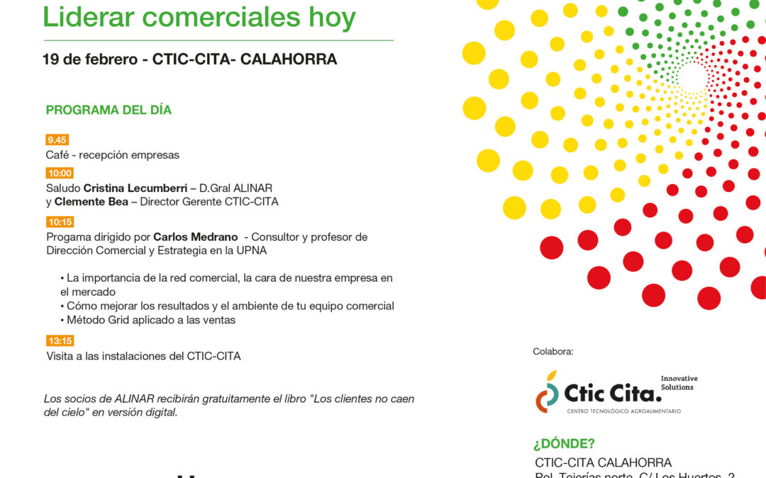 «¿Cómo mejorar tu red comercial? Liderar comerciales hoy», Jornada organizada por ALINAR