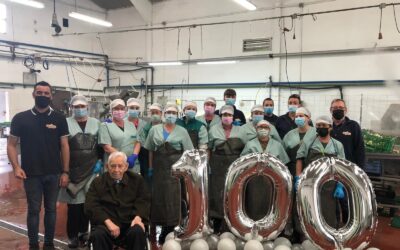 ADALBERTO AYENSA, FUNDADOR DE CONSERVAS EL ESCOLAR, CUMPLE 100 AÑOS