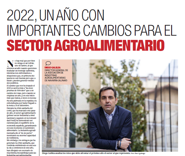 2022, un año con importantes cambios para el sector agroalimentario