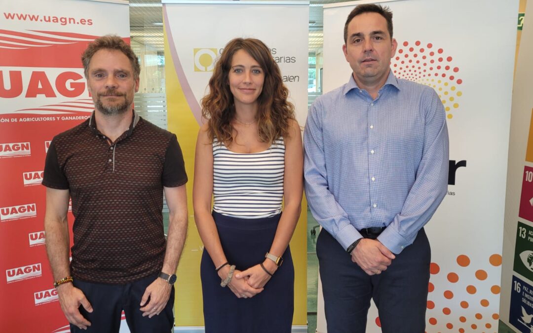 ALINAR, UAGN y UCAN acuerdan facilitar la compra y venta entre productores, cooperativas e industria agroalimentaria