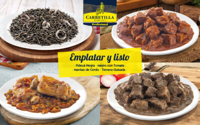 Carretilla lanza cuatro nuevas recetas de platos preparados para el canal Food Service