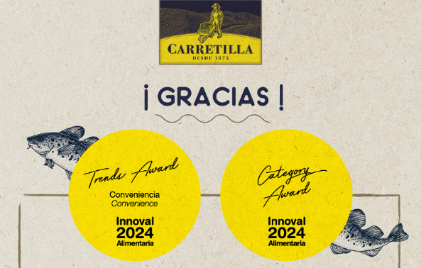 Carretilla consigue 2 premios en Innoval en la Feria Alimentaria 2024